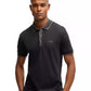 Men's Striped Collar Polo