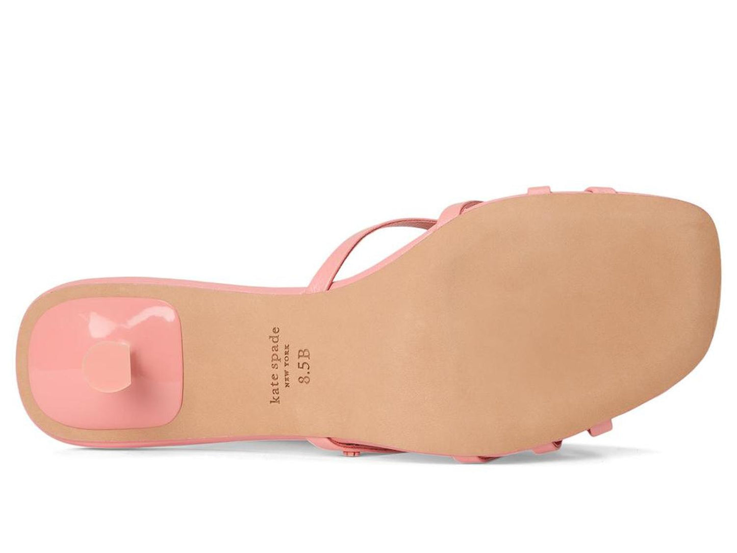 Carolina Pebbled Leather Kitten Heel Sandal