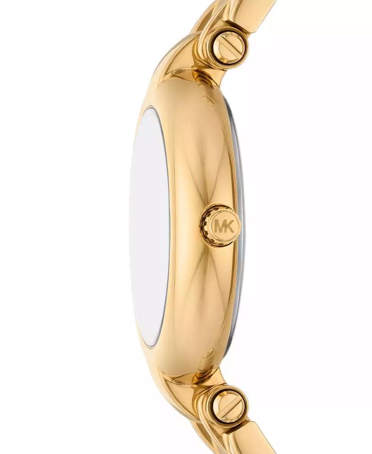 Women's Laney Three-Hand Gold-Tone Stainless Steel Watch, 30mm