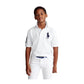 Big Pony Cotton Mesh Polo Shirt (Big Kids)