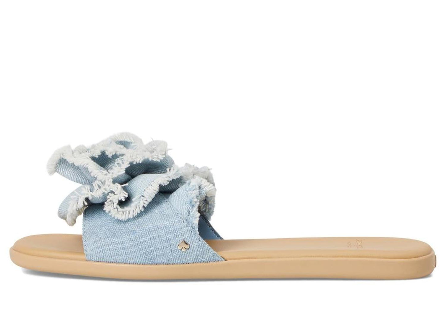 Flourish Denim Flat Sandal