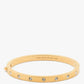 Set in Stone Hinged Silver Bangle