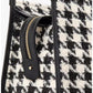 Women's Manhattan Houndstooth Tweed Large Market Tote Bag