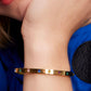 Set in Stone Hinged Silver Bangle