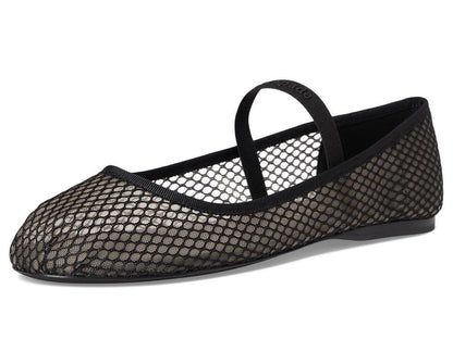 Riley Mesh Mary Jane Ballet Flats