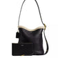 Bleeker Medium Shearling Trim Bucket Bag