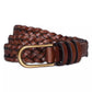 Micheal Kors Women's Braided Leather Belt