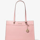 Jet Set Travel Large Saffiano Leather Pocket Tote Bag