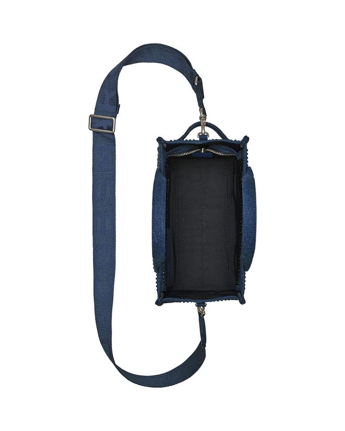 The Crystal Denim Small Tote Bag
