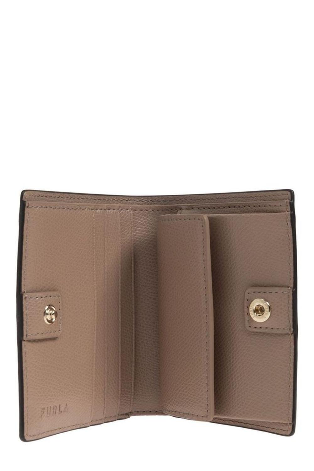 Furla Small Camelia Logo-Plaque Bifold Wallet