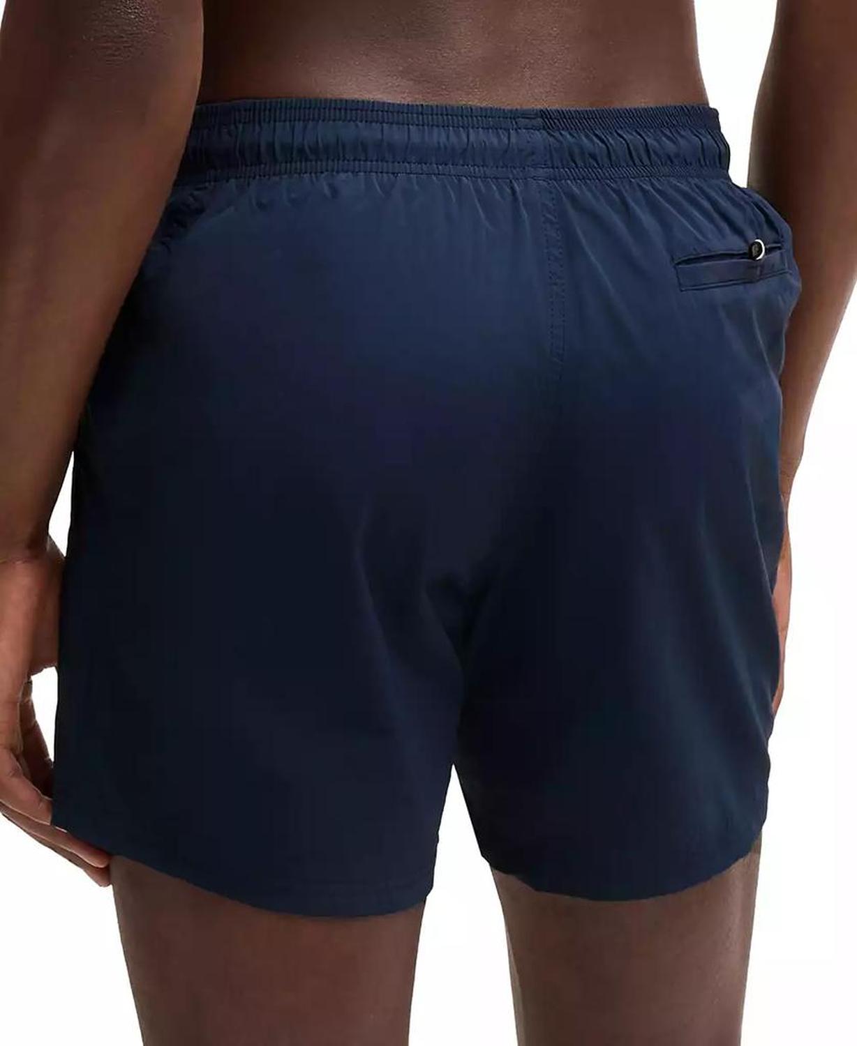 Men's Contrast-Logo Swim Shorts