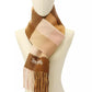 Women's Multicolored Check Muffler Scarf