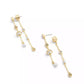Faux Stone Signature Heritage Mixed Charm Front Back Earrings