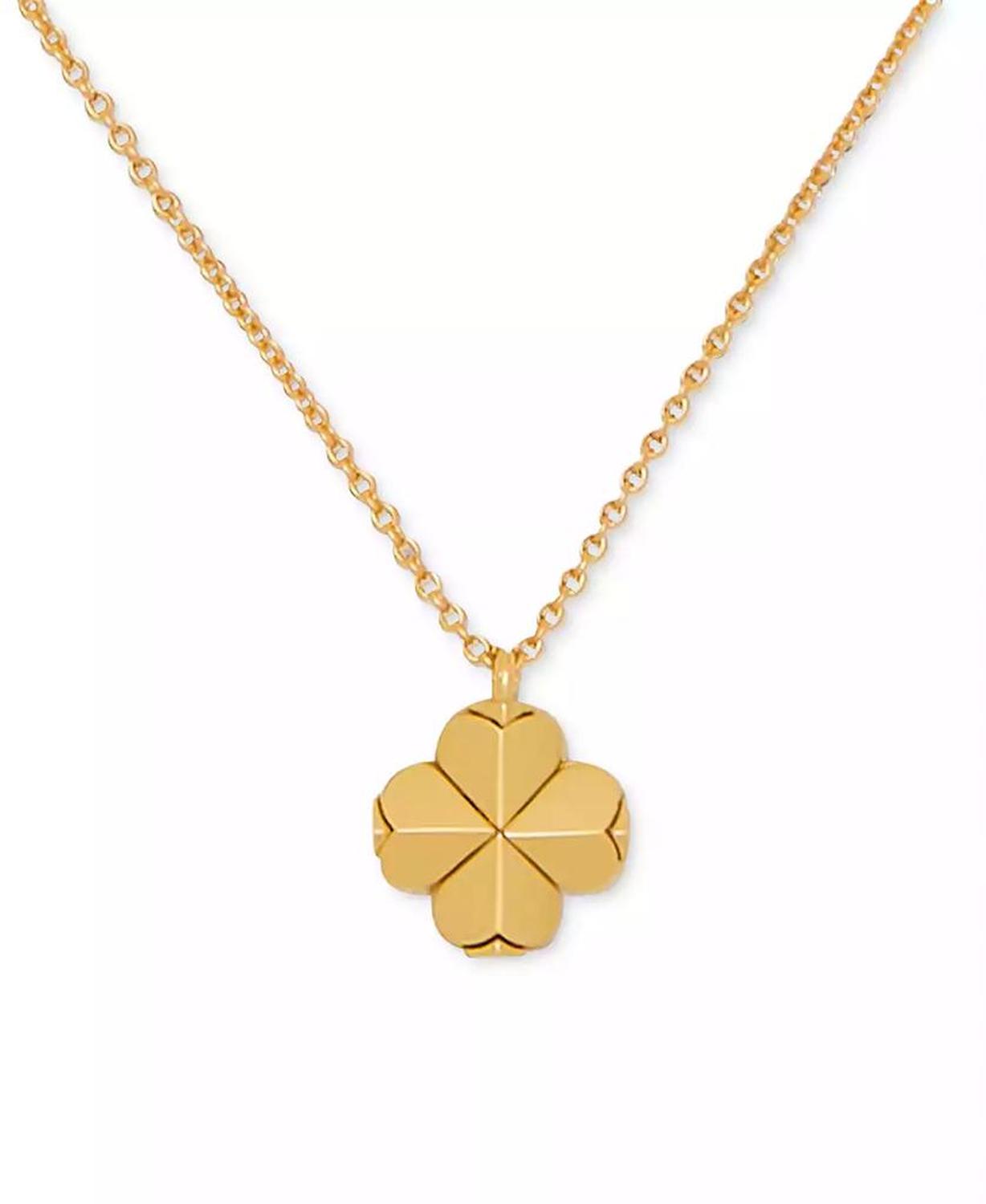 Gold-Tone Mini Pendant Necklace, 16" + 3" extender