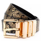 Women's Reversible Snake Pattern Belt