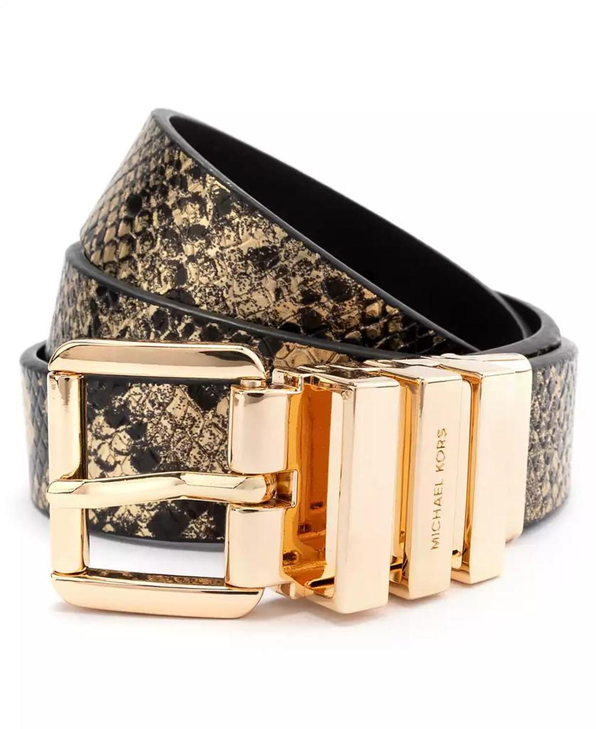 Women's Reversible Snake Pattern Belt