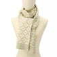 Spade Flower Tonal Scarf