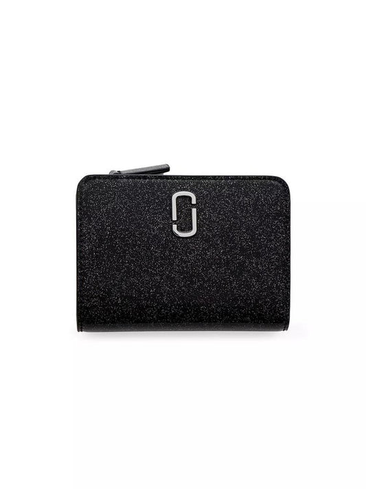 The Mini Coated Glitter Compact Wallet