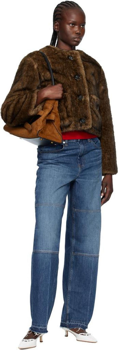 Tan 'The Suede Dakota Satchel' Bag