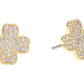 Pave Clover Studs