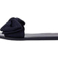 Bikini Sandal Women's US 8 Blue Bow Square Toe Slide KHD2652