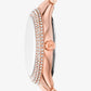 Mini Sylvia Pavé Rose Gold-Tone Watch and Bracelet Gift Set