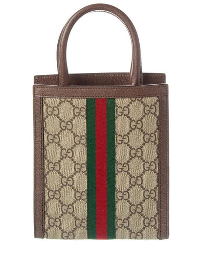 Gucci Ophidia GG Supreme Canvas & Leather Super Mini Bag