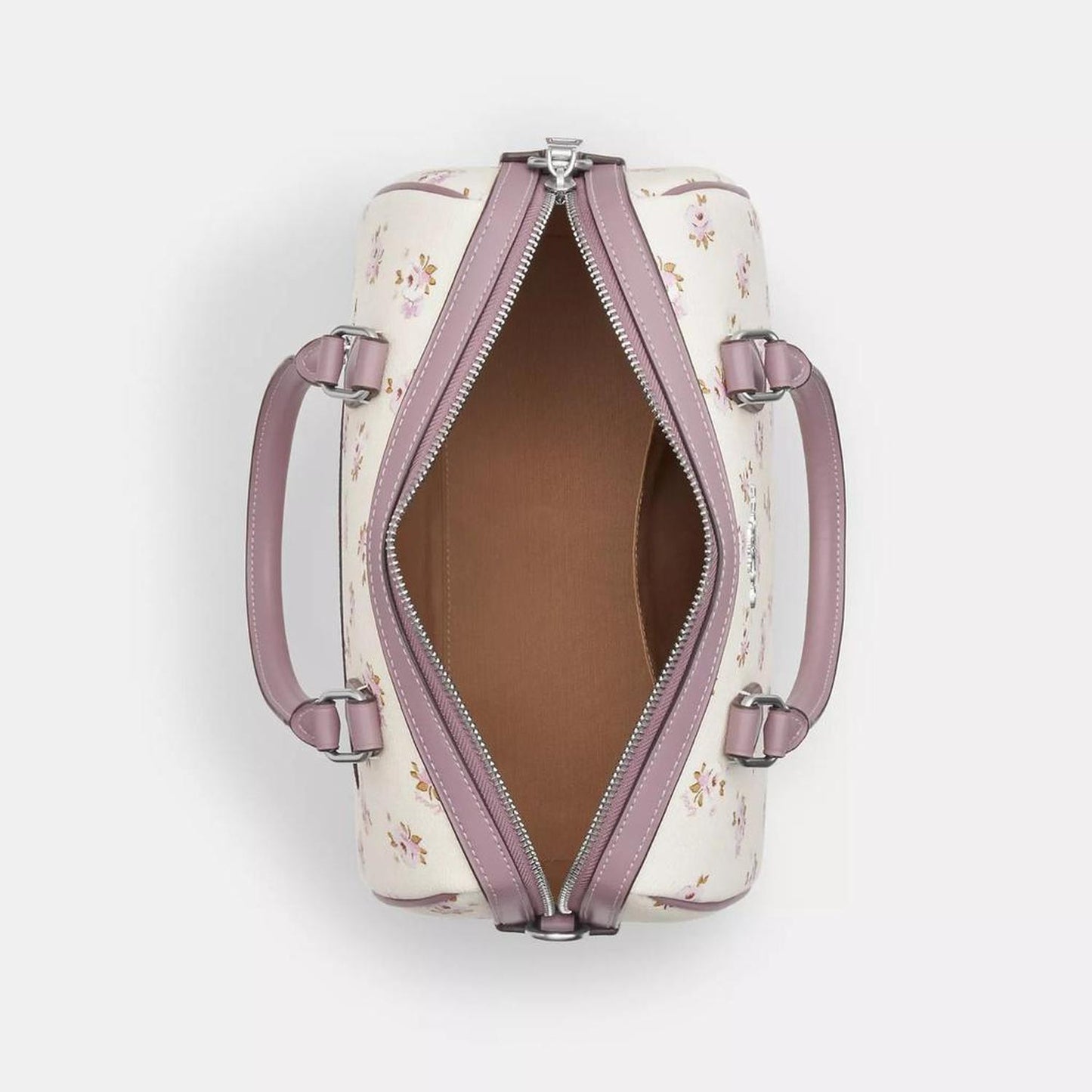 Rowan Satchel Bag With Floral Print