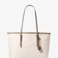 Quinn Large Logo Jacquard Tote Bag with Pouch