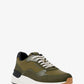 Trevor Leather and Corded Twill Trainer