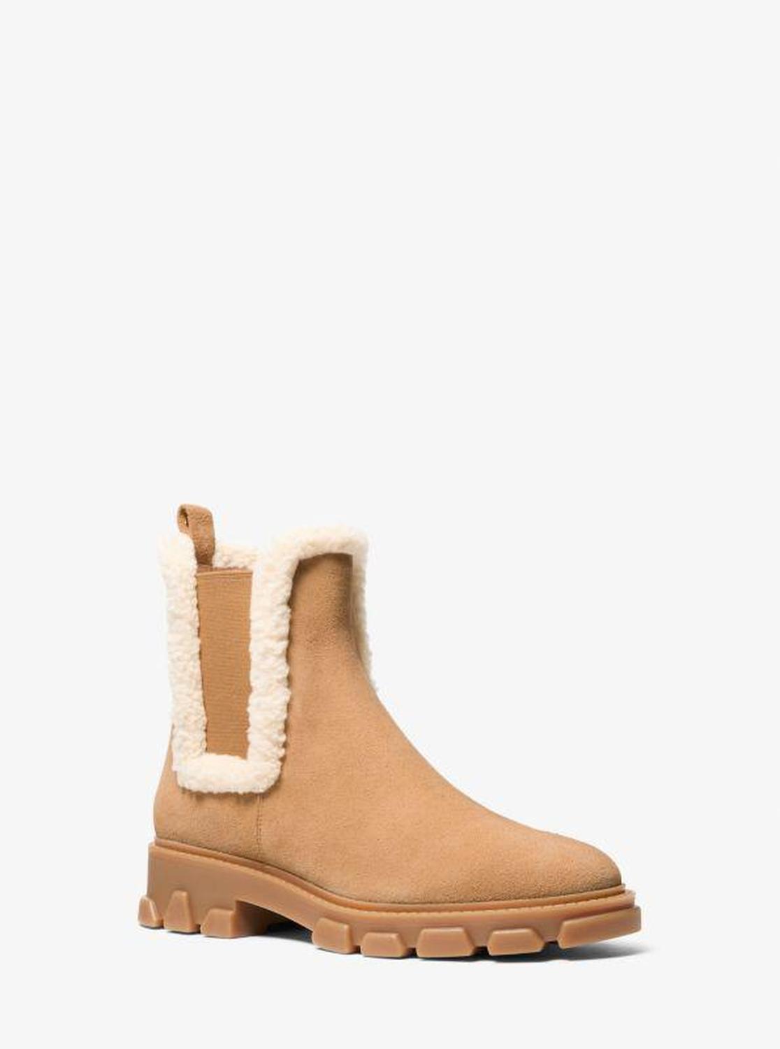 Ridley Suede and Faux Shearling Boot