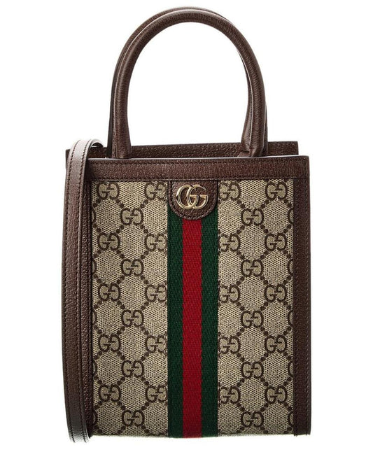 Gucci Ophidia GG Supreme Canvas & Leather Super Mini Bag