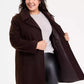 Plus Size Collared Button-Front Coat, Exclusively at Macy's