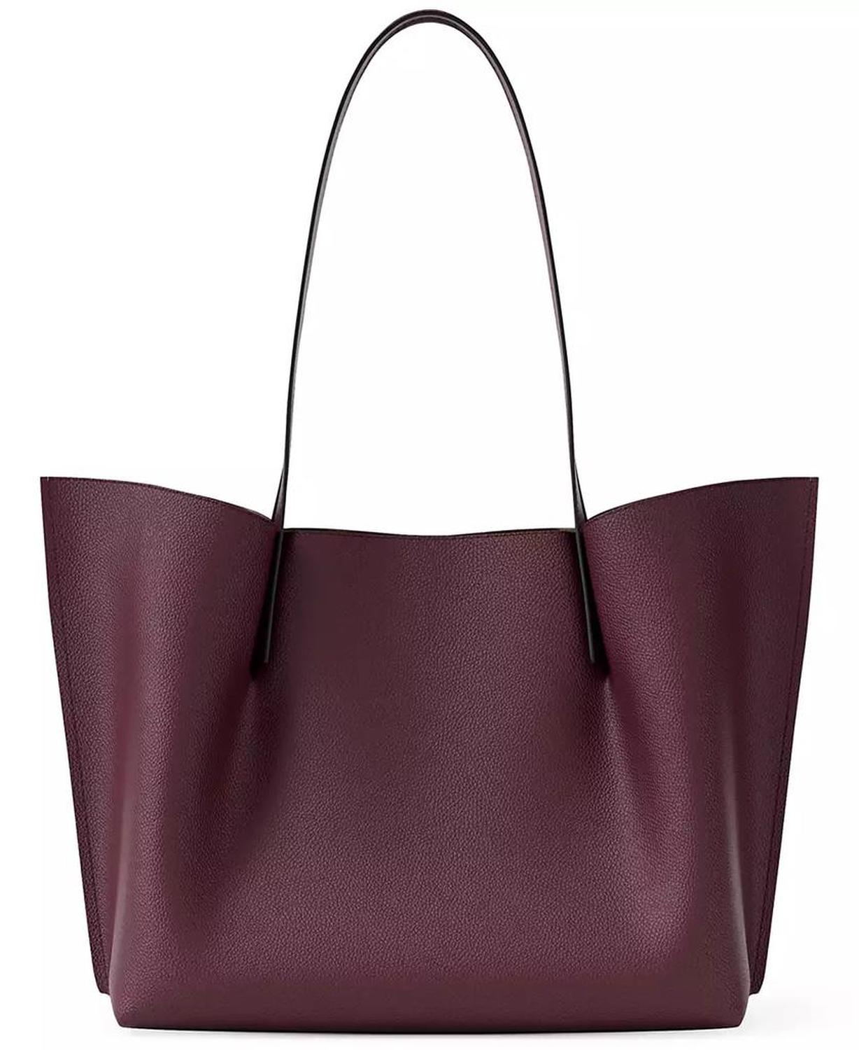 Emilia Extra Large East West Center Zip Tote Bag