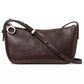 Halo Small Glazed Leather Crossbody Bag