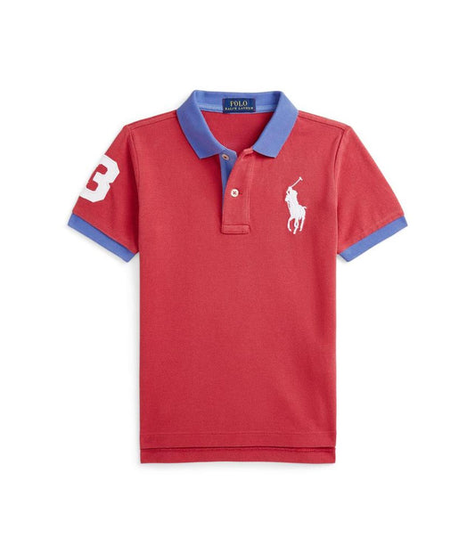 Big Pony Cotton Mesh Polo Shirt (Toddler/Little Kid)