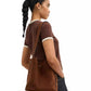 Women's Bleecker Suede Medium Bucket Bag