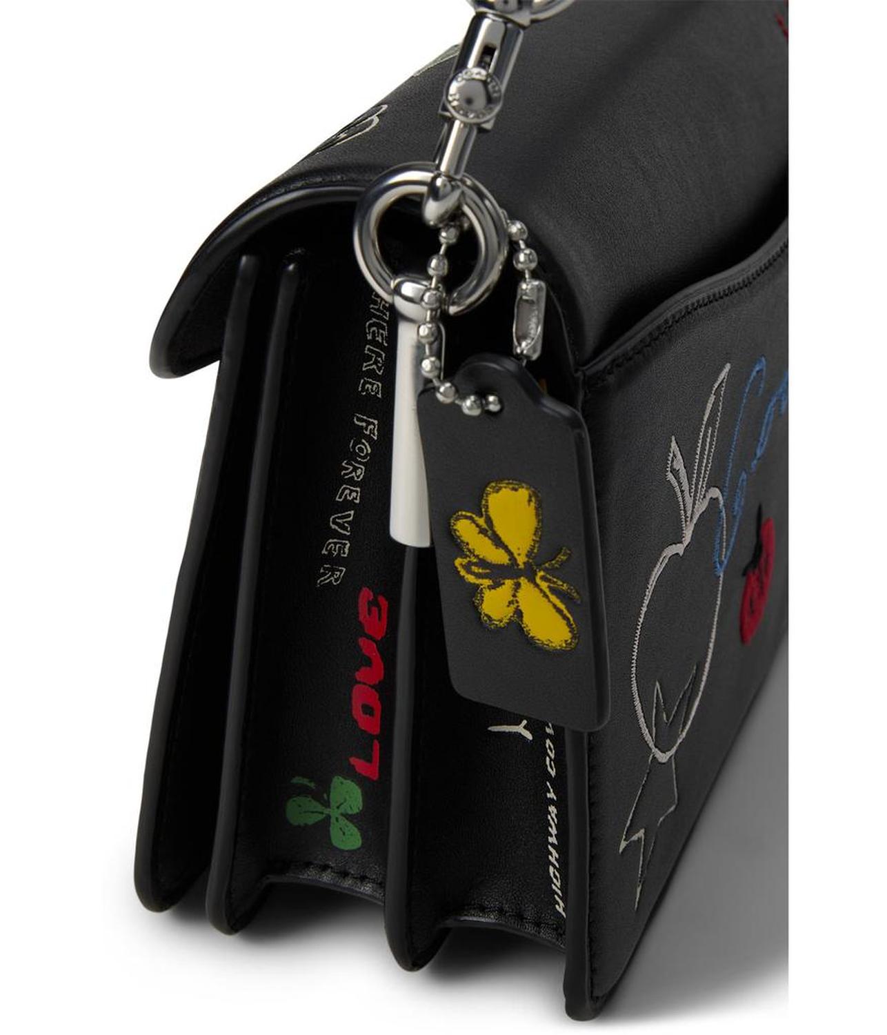 Tabby Shoulder Bag 26 With Sketch Print