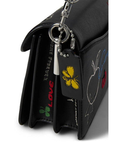 Tabby Shoulder Bag 26 With Sketch Print