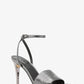 Elyse Crackled Metallic Leather Sandal