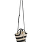 Furla Striped Drawstring Tote Bag