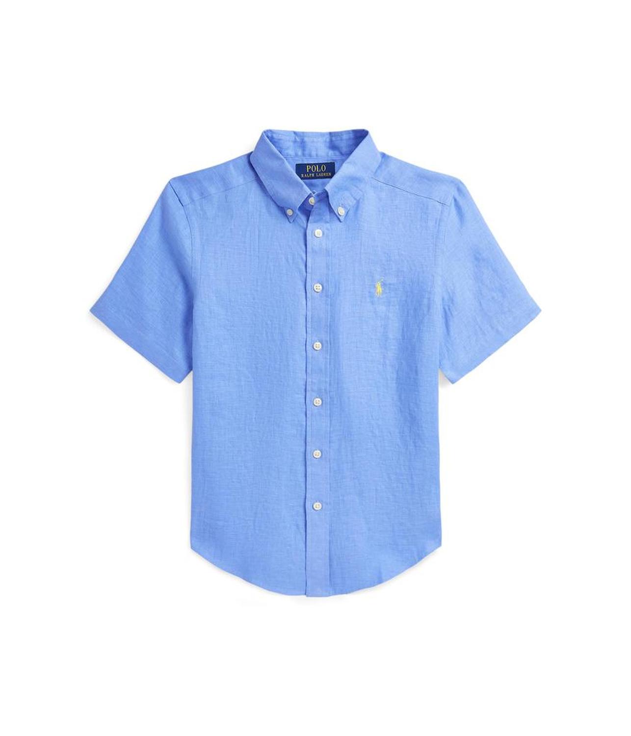 Linen Short Sleeve Shirt (Big Kid)