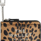 Tan & Black 'The Cheetah Top Zip Multi' Wallet