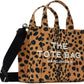 Brown 'The Cheetah Canvas Small' Tote