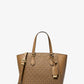 Taryn Small Signature Logo and Leather Convertible Crossbody Bag