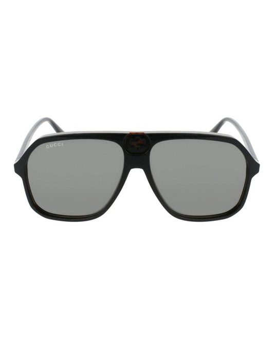Aviator-Style Acetate Sunglasses