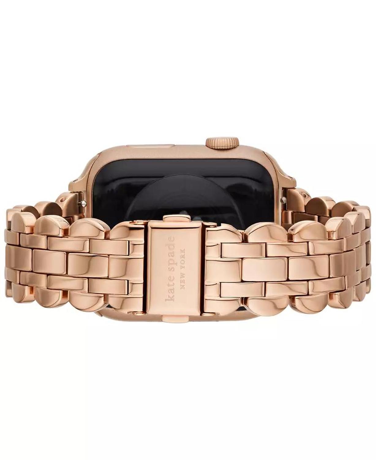 Women's Rose Gold-Tone Stainless Steel Band for Apple Watch, 42,44,45,49mm