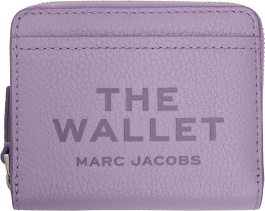 Purple 'The Leather Mini Compact' Wallet