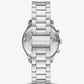 Oversized Berkley Silver-Tone Watch