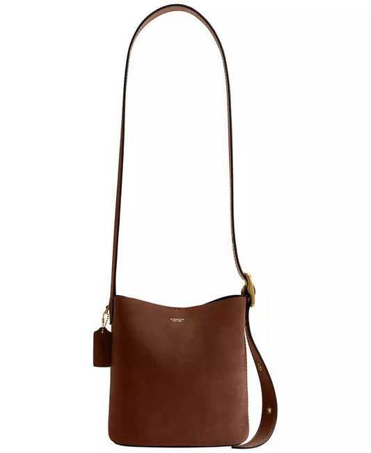 Bleecker Small Suede Bucket Bag 21